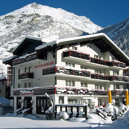 Hotel Restaurant Mattmarkblick Saas-Almagell Luaran gambar
