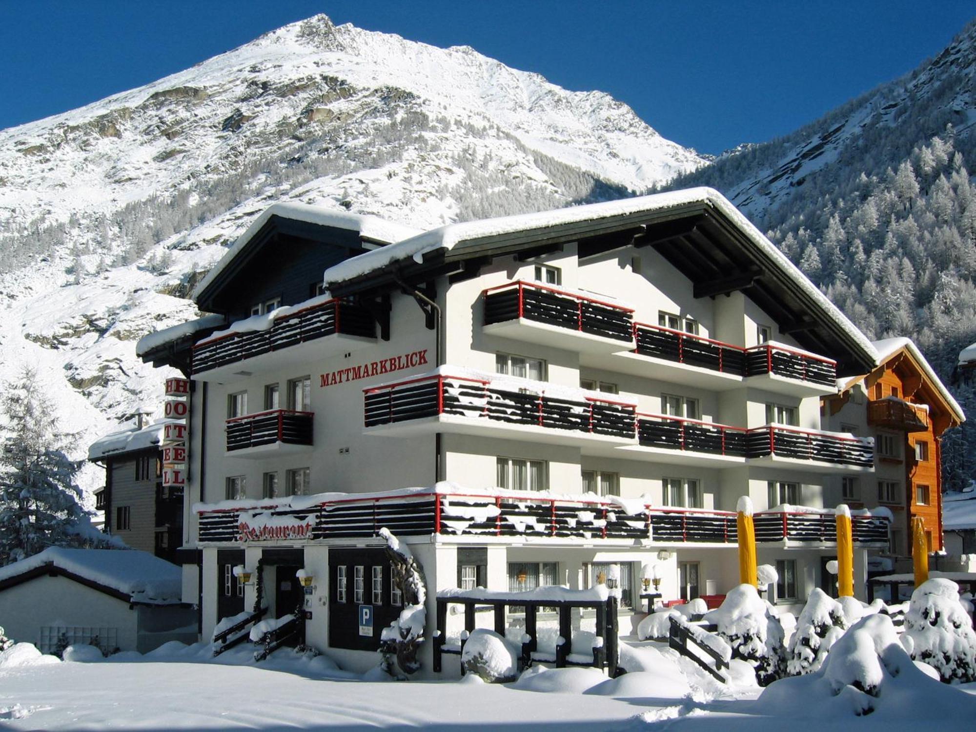 Hotel Restaurant Mattmarkblick Saas-Almagell Luaran gambar