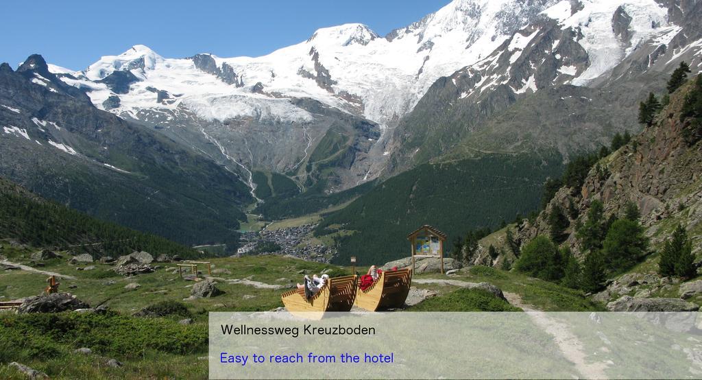 Hotel Restaurant Mattmarkblick Saas-Almagell Luaran gambar